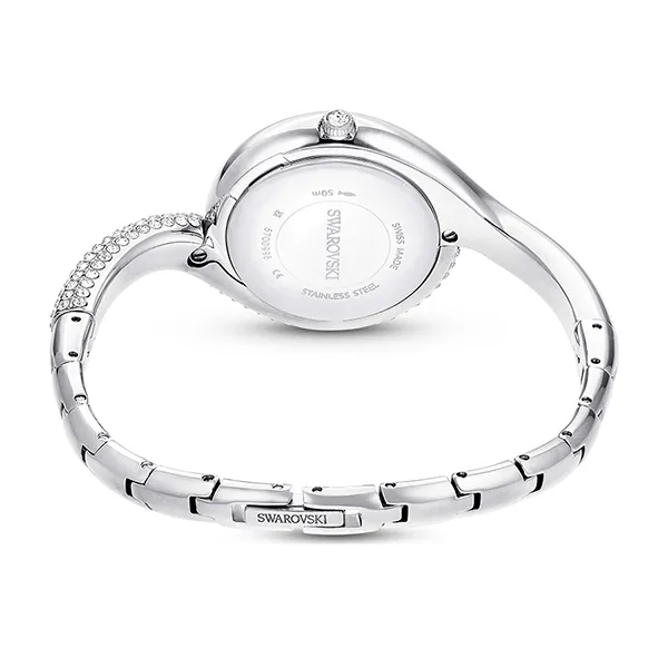 Đồng Hồ Nữ Swarovski Dextera Asymmetric Watch Swiss Made Metal Bracelet Silver Tone Stainless Steel 5700996 Màu Bạc Trắng
