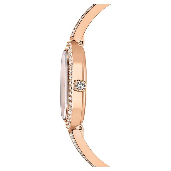 Đồng Hồ Nữ Swarovski Dextera Bangle Watch Swiss Made, Metal Bracelet, Rose Gold Tone, Rose Gold-Tone Finish 5672992 Màu Vàng Hồng