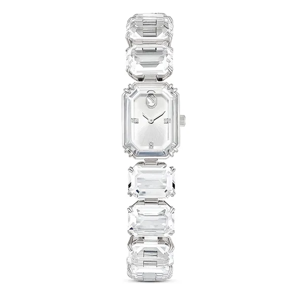 Đồng Hồ Nữ Swarovski Watch Octagon Cut Bracelet White Stainless Steel 5729182 Màu Trắng Bạc