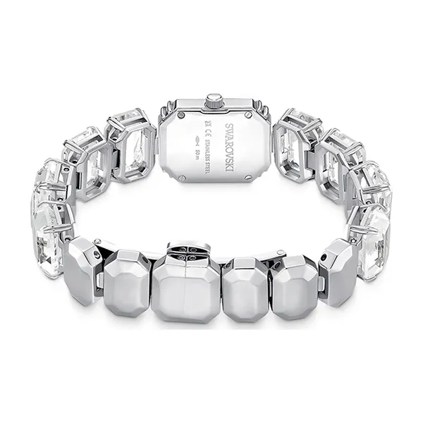 Đồng Hồ Nữ Swarovski Watch Octagon Cut Bracelet White Stainless Steel 5729182 Màu Trắng Bạc