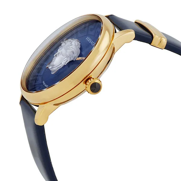 Đồng Hồ Nữ Versace Medusa Alchemy Quartz Blue Dial Ladies Watch VE6F00223 Màu Xanh Blue