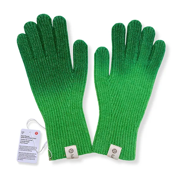 Găng Tay Unisex Lululemon Emerald Green Gradient Màu Xanh Green