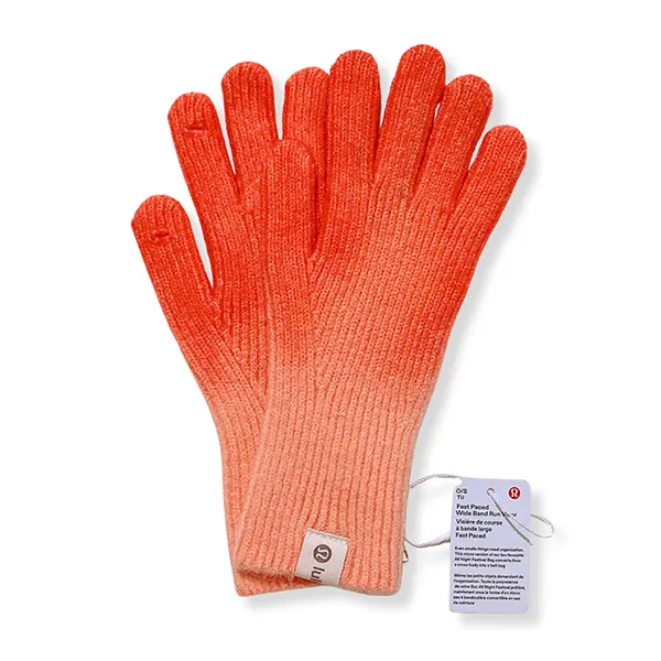 Găng Tay Unisex Lululemon Mandarin Gradient Màu Đỏ Cam