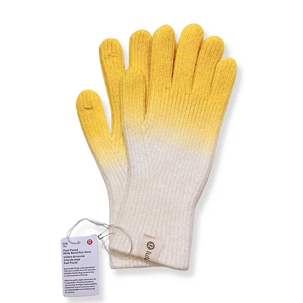 Găng Tay Unisex Lululemon Sunshine Yellow Gradient Màu Trắng Vàng