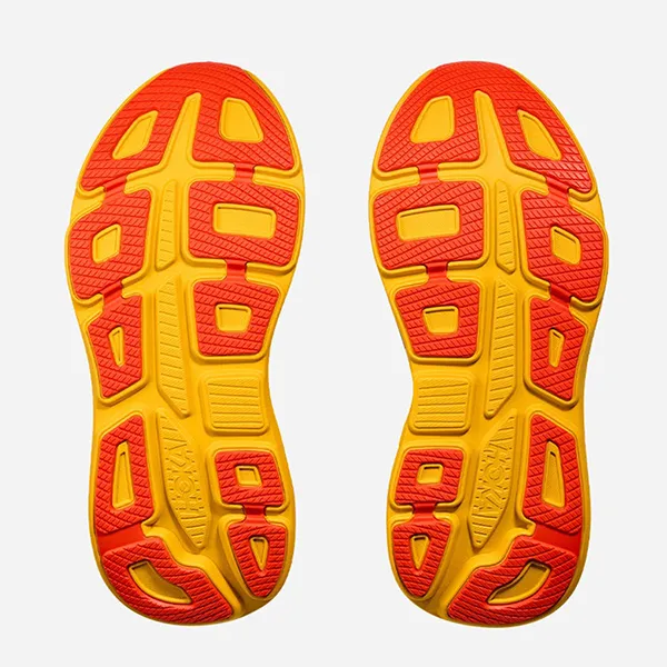 Giày Chạy Bộ Nữ Hoka Bondi 9 1162012-FNF Màu Trắng Vàng Size 6US