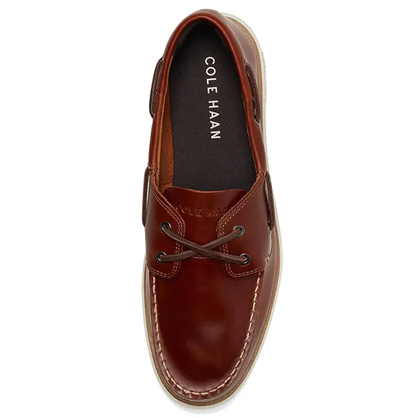 Giày Lười Nam Cole Haan GCC Boat C40390-405 Màu Nâu Size 40.5