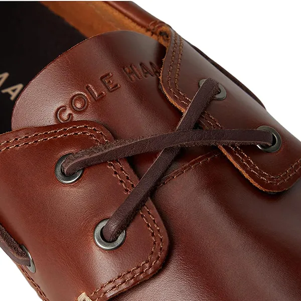 Giày Lười Nam Cole Haan GCC Boat C40390-405 Màu Nâu Size 40.5