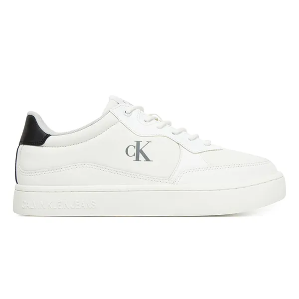 Giày Sneaker Nam Calvin Klein CK YM0YM01202-SR-01W Màu Trắng Size 40