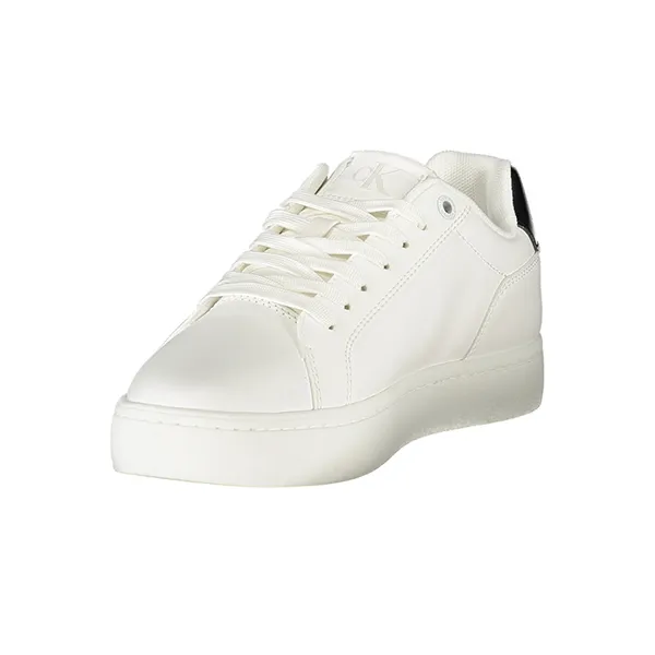 Giày Sneaker Nam Calvin Klein CK YW0YW01902_BI01W Màu Trắng Size 40