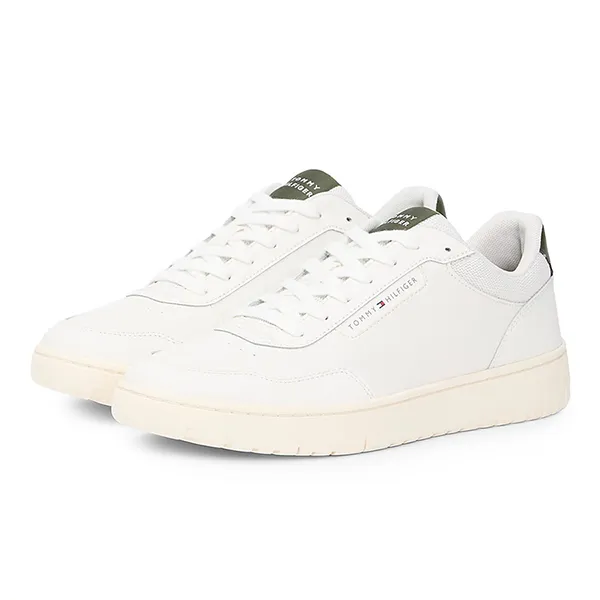 Giày Sneaker Nam Tommy Hilfiger FM0FM05713-YBL Màu Trắng Size 41