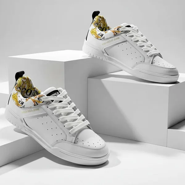 Giày Sneaker Nam Versace Jeans Couture 74YA3SD6 ZP219 G03 Màu Trắng Size 39