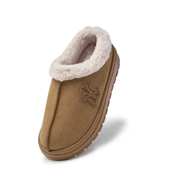 Giày Sục Lông MLB Mule New York Yankees 3AWBCS156-50BRS Màu Nâu