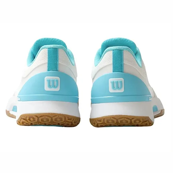 Giày Tennis/Pickleball Wilson Intrigue Tour Omni White Bluefish WRS337730 Màu Trắng Size 38.5