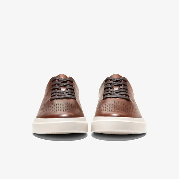 Giày Thể Thao Nam Cole Haan GP Rally Laser Cut C38963-400 Màu Nâu Size 40