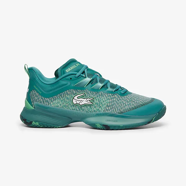 Giày Thể Thao Nam Lacoste AG-LT23 Ultra x Daniil Medvedev Tennis 49SMA0090 GRN/GRN GG2 Màu Xanh Lá Size 39.5