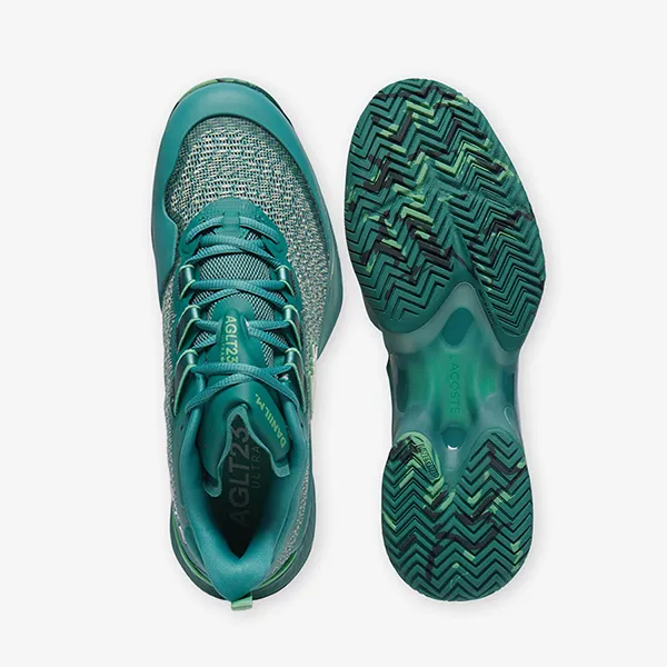 Giày Thể Thao Nam Lacoste AG-LT23 Ultra x Daniil Medvedev Tennis 49SMA0090 GRN/GRN GG2 Màu Xanh Lá Size 39.5