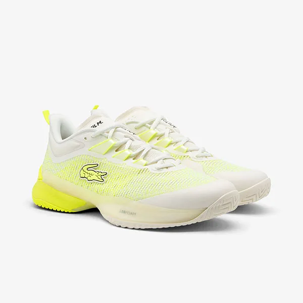 Giày Thể Thao Nam Lacoste AG-LT23 Ultra x Daniil Medvedev Tennis Shoes 50SMA0010 OFF WHT/YLW HT3 Màu Trắng/Vàng Size 40.5