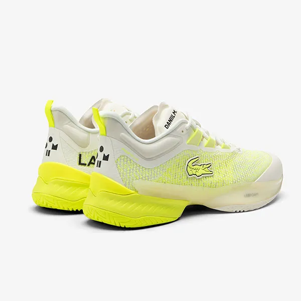 Giày Thể Thao Nam Lacoste AG-LT23 Ultra x Daniil Medvedev Tennis Shoes 50SMA0010 OFF WHT/YLW HT3 Màu Trắng/Vàng Size 40.5
