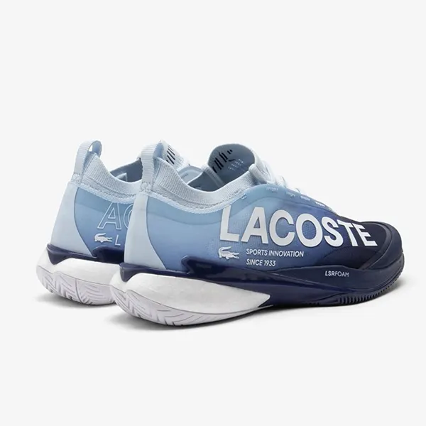 Giày Thể Thao Nam Lacoste Men's AG-LT25 Lite Tennis Shoes 749SMA0092BB1 Màu Xanh Nhạt Size 42