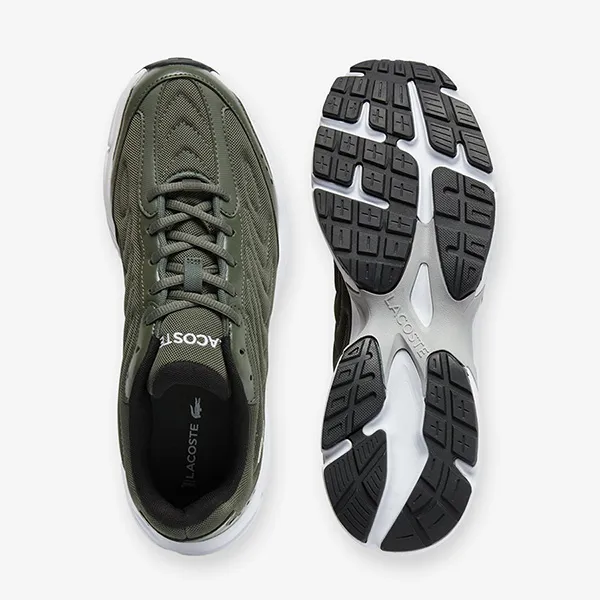 Giày Thể Thao Nam Lacoste STORM - DK GRN/WHT 49SMA0023 2D2 Màu Xanh Rêu Size 8