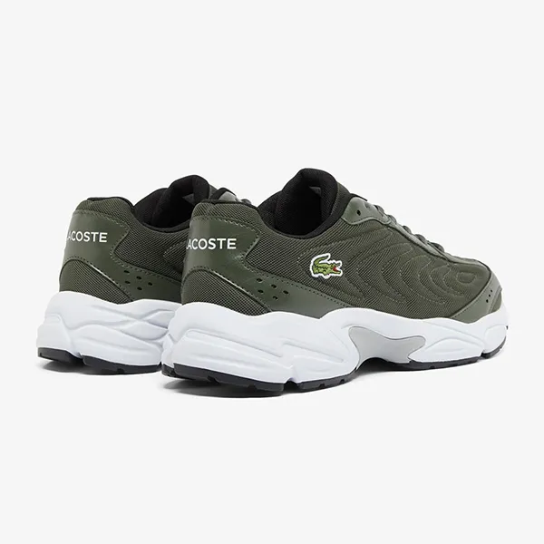 Giày Thể Thao Nam Lacoste STORM - DK GRN/WHT 49SMA0023 2D2 Màu Xanh Rêu Size 8