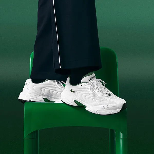 Giày Thể Thao Nam Lacoste STORM - WHT/DK GRN 49SMA0023 1R5 Màu Trắng Size 8