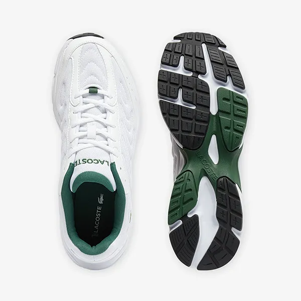 Giày Thể Thao Nam Lacoste STORM - WHT/DK GRN 49SMA0023 1R5 Màu Trắng Size 8
