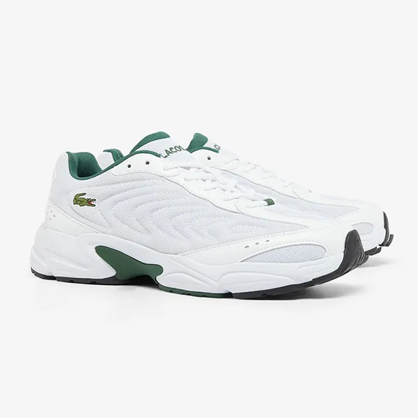 Giày Thể Thao Nam Lacoste STORM - WHT/DK GRN 49SMA0023 1R5 Màu Trắng Size 8