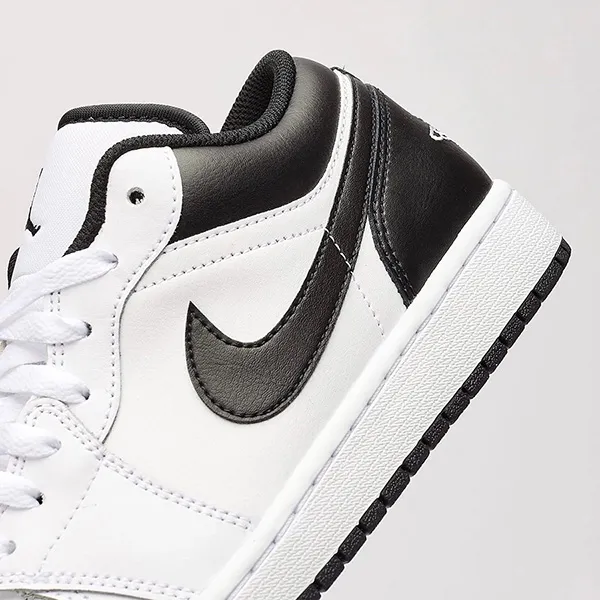 Giày Thể Thao Nike Air Jordan 1 Low 'Reverse Panda' 553558-132 / 553560-132 Màu Trắng Size 35.5