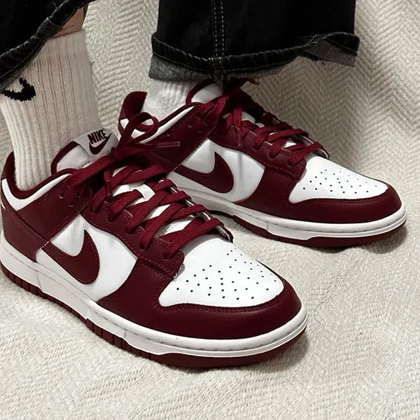 Giày Thể Thao Nike Dunk Low Team Red DD1391-601 Màu Đỏ Trắng Size 42