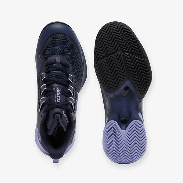 Giày Thể Thao Nữ Lacoste Women's AG-LT23 Ultra Tennis 50SFA0207 NVY/LT PURP AIG HT3 Màu Navy/Tím Size 39