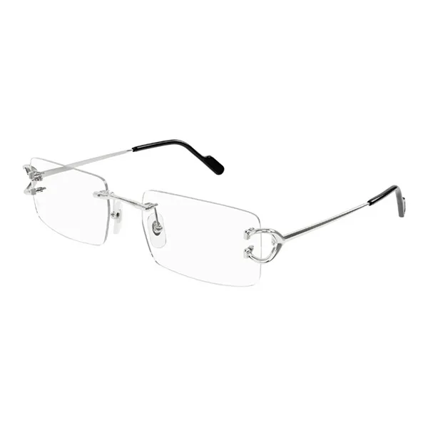 Gọng Kính Nam Cartier CT0488O 002 Màu Bạc