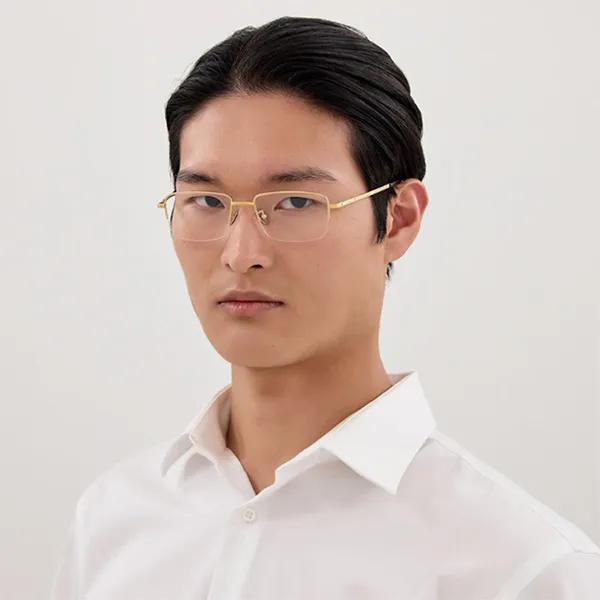 Gọng Kính Nam Cartier CT0575OA 001 Màu Vàng Gold