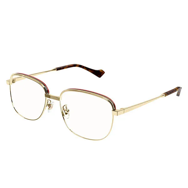 Gọng Kính Nam Gucci Eyeglasses GG1102O-001 Màu Vàng - Phong Cách Sang Trọng, Hiện Đại Với Logo Tinh Tế - Sự Lựa Chọn Hoàn Hảo Cho Tín Đồ Thời Trang