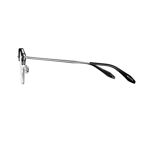 Gọng Kính Nam Molsion MA6061 B15 Màu Bạc