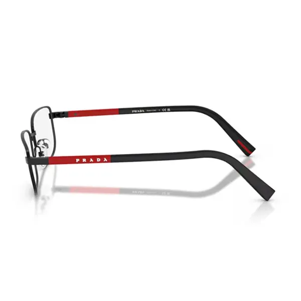 Gọng Kính Nam Prada 0PS50SV 1BO1O155 Màu Đen - Đỏ