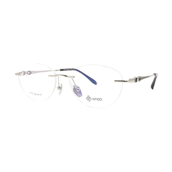 Gọng Kính Nữ Ancci AC53104 C2 Màu Đen - Bạc