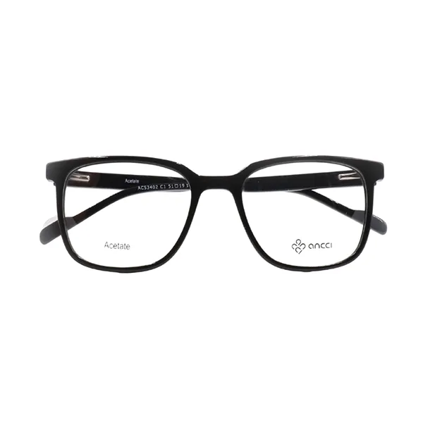 Gọng Kính Unisex Ancci AC53402 C1 Màu Đen