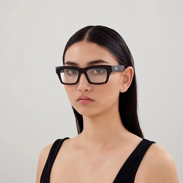 Gọng Kính Unisex Balenciaga BB0240O 001 Màu Đen