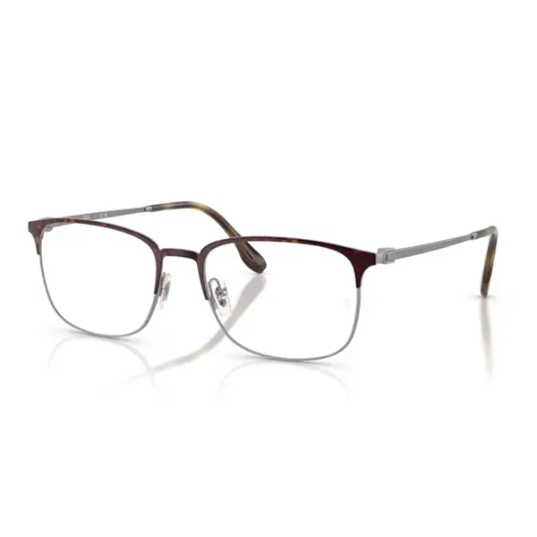 Gọng Kính Unisex Rayban 0RX6494 322354 Màu Bạc - Nâu