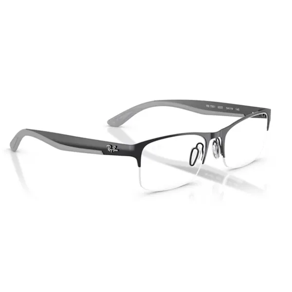 Gọng Kính Unisex Rayban 0RX7551 322254 Màu Đen