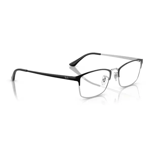 Gọng Kính Unisex Rayban 0RX8772D 123554 Màu Đen - Bạc