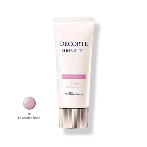 Kem Chống Nắng Decorté Tone Up CC Cream UV Primer (SPF50+/PA ++++) Màu 10 Lavender Rose, 32ml