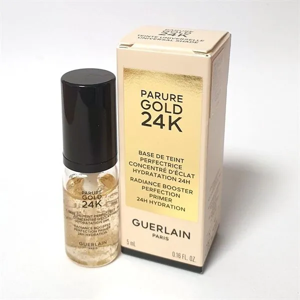 Kem Lót Vàng Guerlain Parure Gold 24K Radiance Booster Perfection Primer 24H Hydration Mini 5ml