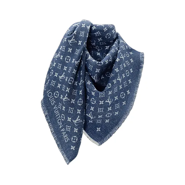 Khăn Louis Vuitton LV My Daily Denim M79598 Màu Xanh Denim