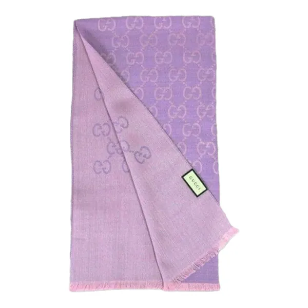 Khăn Quàng Cổ Gucci Scarf Shawl Stole Màu Tím