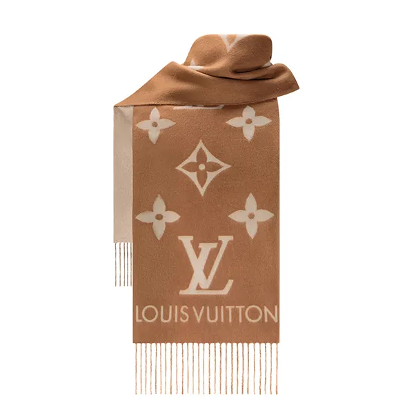 Khăn Quàng Cổ Louis Vuitton LV Reykjavik Scarf M76067 Màu Be Sable