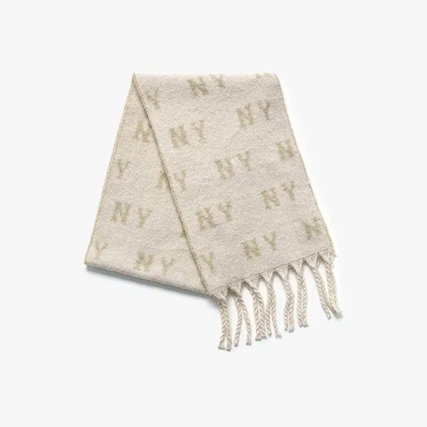 Khăn Quàng Cổ MLB New York Yankees 3AMFM0156-50CRS Màu Kem