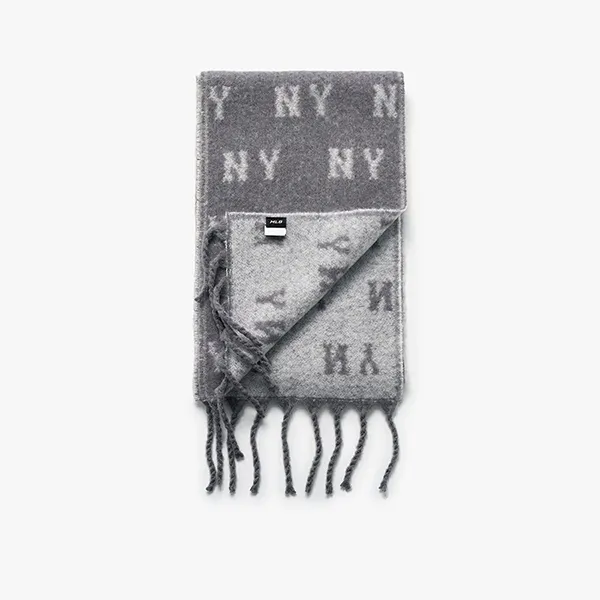 Khăn Quàng Cổ MLB New York Yankees 3AMFM0156-50MGD Màu Xám