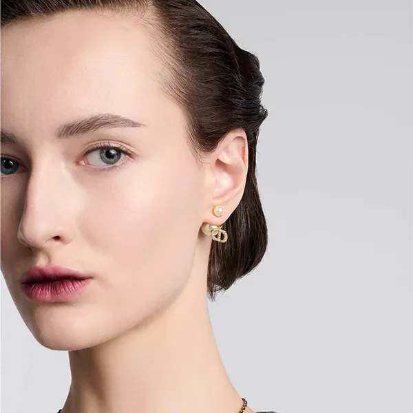 Khuyên Tai Nữ Dior Tribales Earrings E3366WOMCY_D03S Màu Vàng Gold